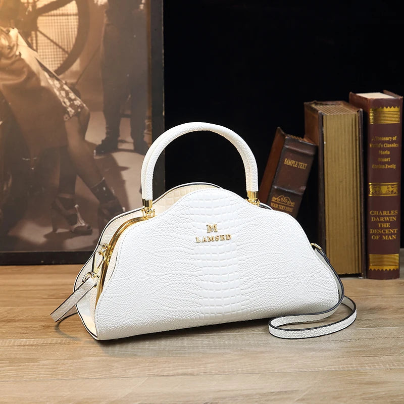 2022 Crocodile Leather Designer Handbag – Exquisite Genuine Leather Luxury Tote for Women | HollandLuxeGlobal.com Exclusive Collector’s Item