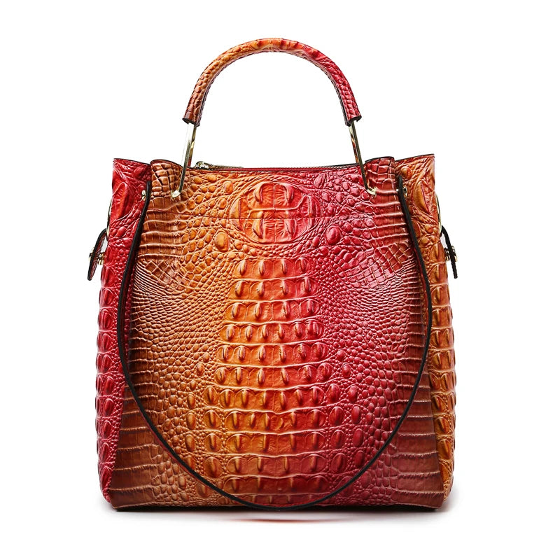 Boutique Premium Edition (for Exclusive Collection)
Luxury Crocodile Skin Leather Handbag for Women – Large-Capacity Designer Shoulder Tote | HollandLuxeGlobal.com Exclusive