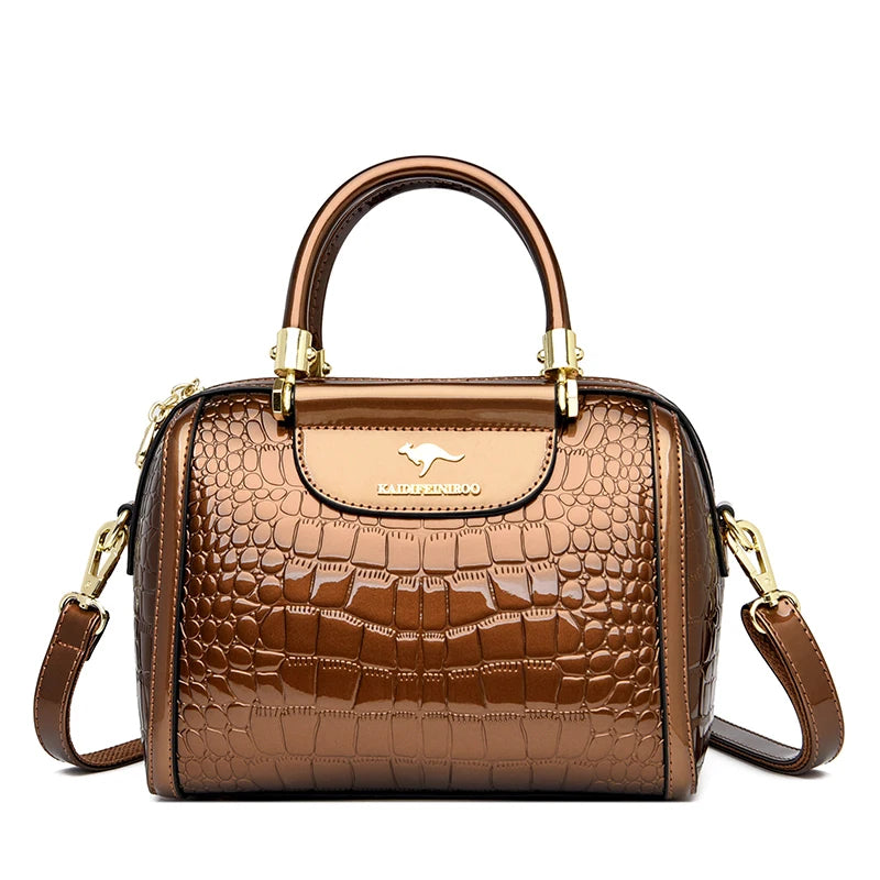 Luxury Designer Crocodile Pattern Women’s Bag – High Quality Leather Crossbody & Shoulder Tote for Elegant Casual Style | HollandLuxeGlobal.com Exclusive Collector’s Item