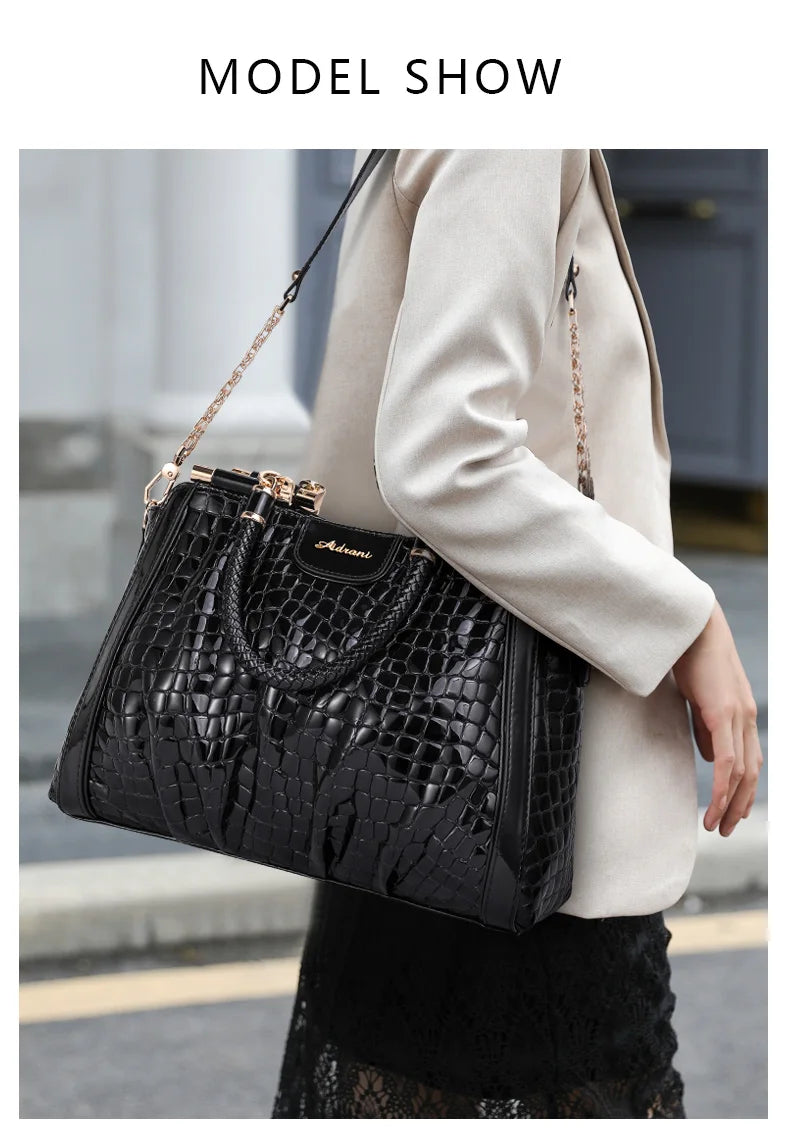 Step into 2025 with the Crocodile Pattern Handbag for Women, crafted from premium leather with an elegant crocodile texture. Stylish, high-end, and spacious — perfect for any occasion.

hollandluxeglobal.com — Exclusive C