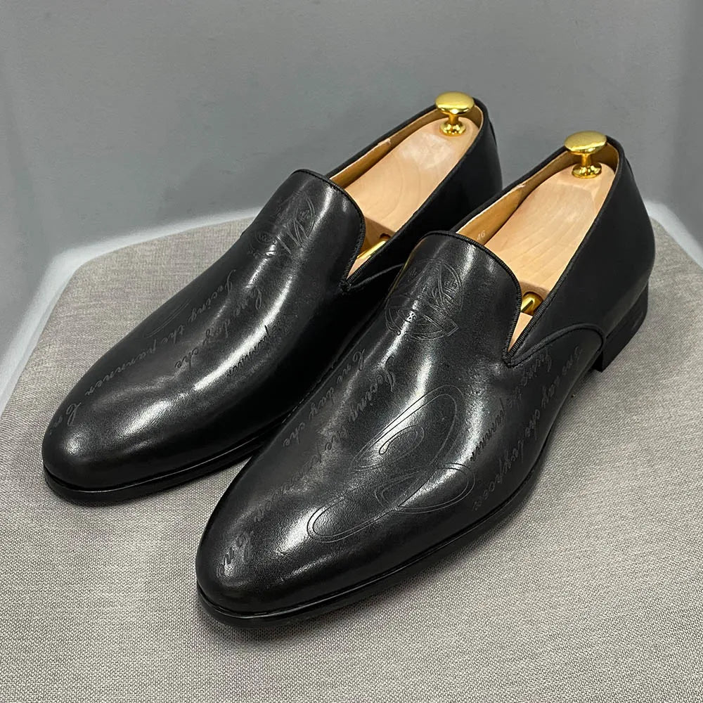 Experience timeless sophistication with these Italian Style Hand-Painted Men’s Shoes, crafted from genuine cow leather for unmatched elegance and comfort. Perfect for formal, business, or wedding occasions