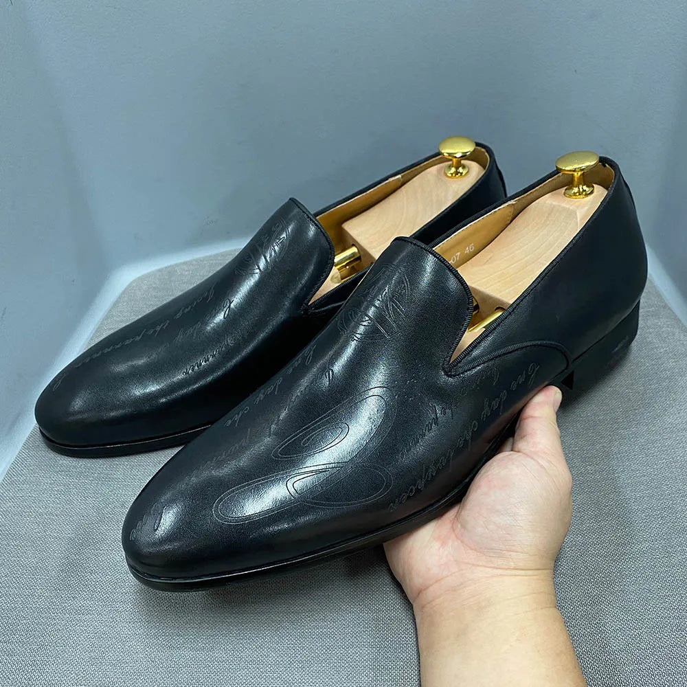 Experience timeless sophistication with these Italian Style Hand-Painted Men’s Shoes, crafted from genuine cow leather for unmatched elegance and comfort. Perfect for formal, business, or wedding occasions
