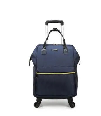 Women’s Luxury Travel Luggage Set – Rolling Trolley Bags with Wheels, Carry-On Hand Luggage & Wheeled Backpack | HollandLuxeGlobal.com Exclusive Collector’s Item