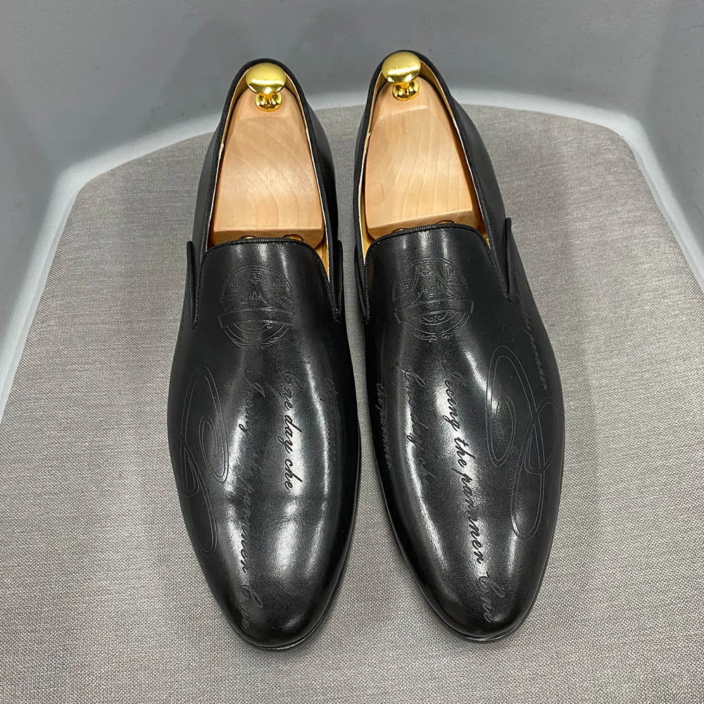 Experience timeless sophistication with these Italian Style Hand-Painted Men’s Shoes, crafted from genuine cow leather for unmatched elegance and comfort. Perfect for formal, business, or wedding occasions
