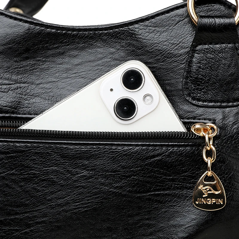 Genuine Brand Leather Women’s Handbag | Luxury Designer Shoulder & Crossbody Bag | Ladies Messenger Tote Purse – Elegant Commuter Style | HollandLuxeGlobal.com Exclusive Collector items