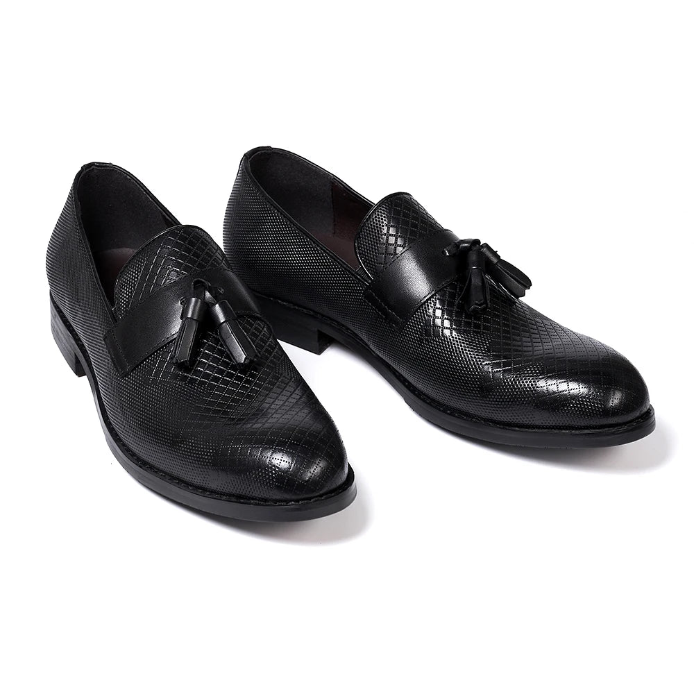 Boutique Premium Feel (for Exclusive Collection)
Italian Handmade Genuine Leather Tassel Loafers for Men – Luxury Slip-On Dress Shoes for Business, Weddings & Casual Elegance | HollandLuxeGlobal.com Exclusive