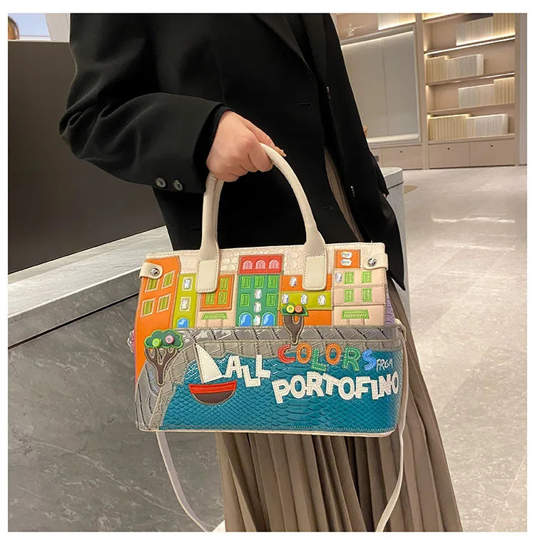 👜 Vintage Embroidered Shoulder Bag – Women’s Luxury Work Purse with Heavy Stitching, Timeless Crossbody Hand-Stitched Details | HollandLuxeGlobal.com Exclusive Collector’s Item