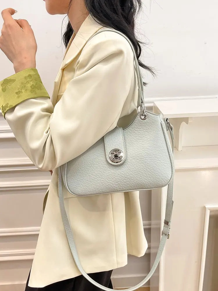 Designer Women's Handbag In High-Quality Leather With Embroidery Detail Elegant Look For Special Occasions Gift