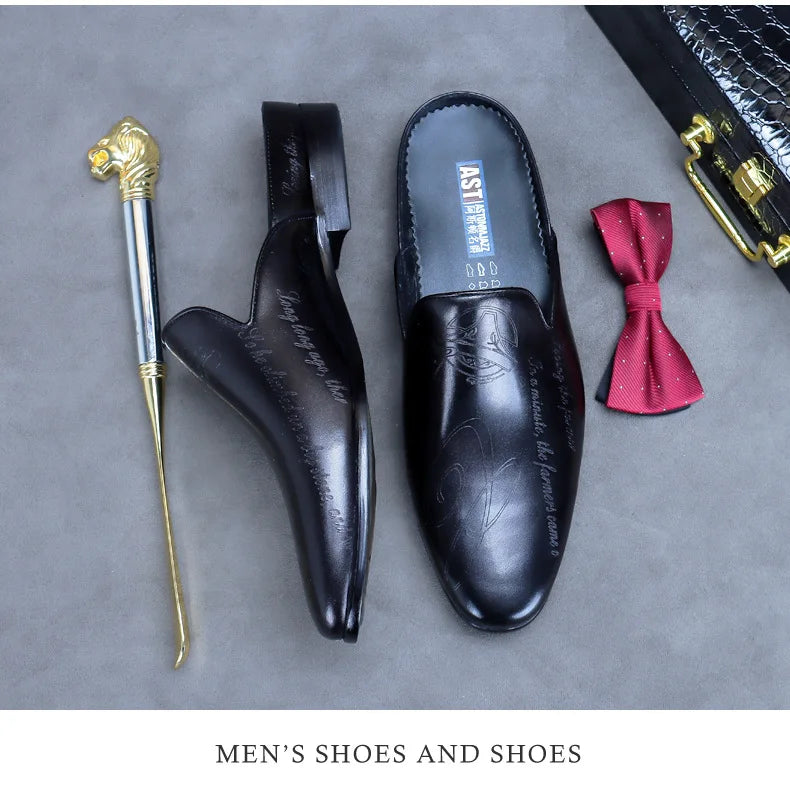 Boutique Premium Edition (for Exclusive Collection)
Italian Luxury Men’s Leather Slippers – Handmade Non-Slip Moccasins for Summer Elegance | HollandLuxeGlobal.com Exclusive