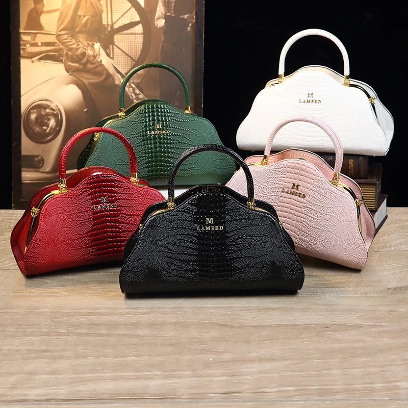 2022 Crocodile Leather Designer Handbag – Exquisite Genuine Leather Luxury Tote for Women | HollandLuxeGlobal.com Exclusive Collector’s Item