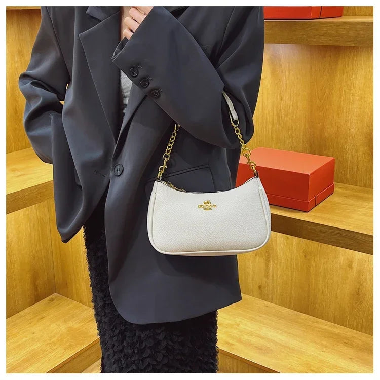 Famous Designer Leather Shoulder Bag for Women | Premium Craftsmanship Classic Tote | Luxe Day-to-Night Fashion Sling Bag | HollandLuxeGlobal.com Exclusive Collector’s Item