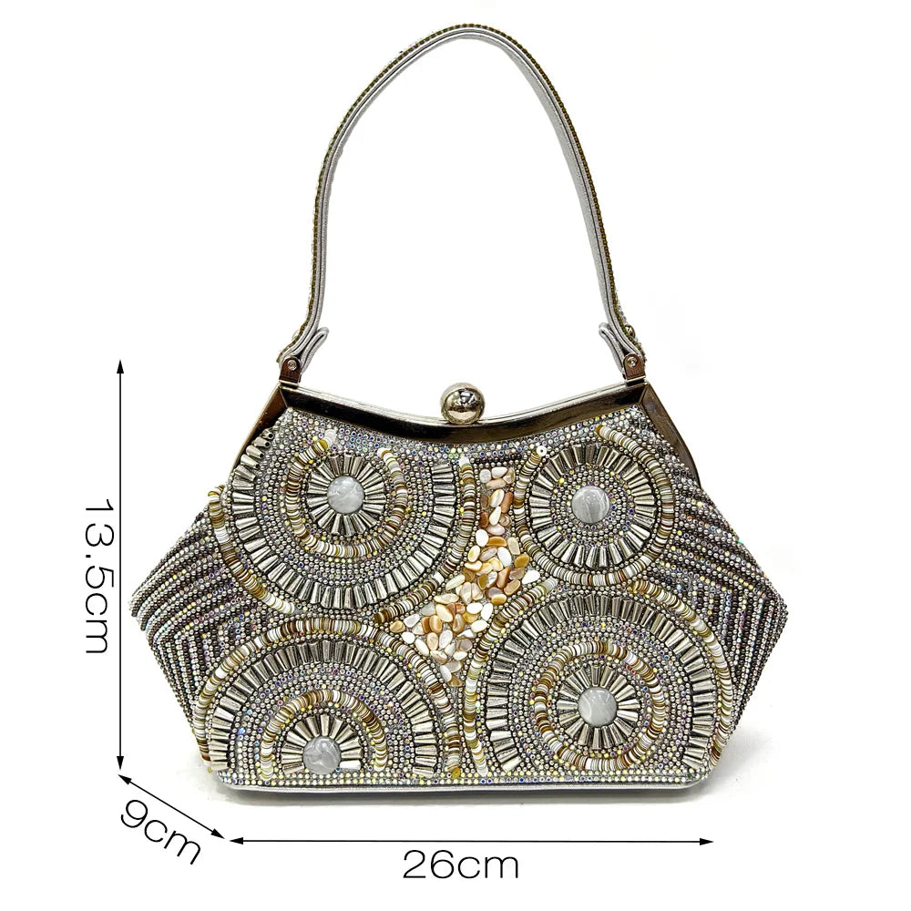 HollandLuxeGlobal.com Exclusive Premium Collectors Item – Elegant Italian Design Women’s Party Shoes with Matching Handbag, Stylish Heels & Bag Set for African Weddings & Special