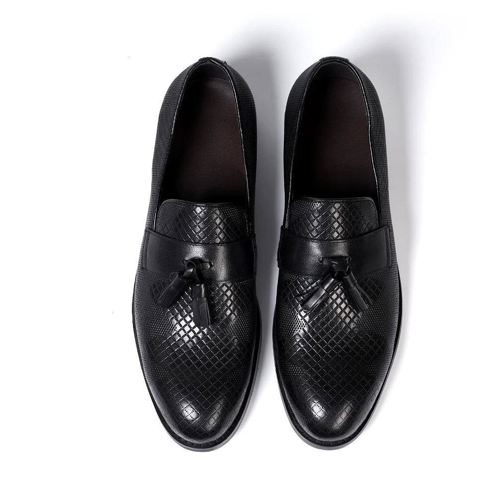 Boutique Premium Feel (for Exclusive Collection)
Italian Handmade Genuine Leather Tassel Loafers for Men – Luxury Slip-On Dress Shoes for Business, Weddings & Casual Elegance | HollandLuxeGlobal.com Exclusive