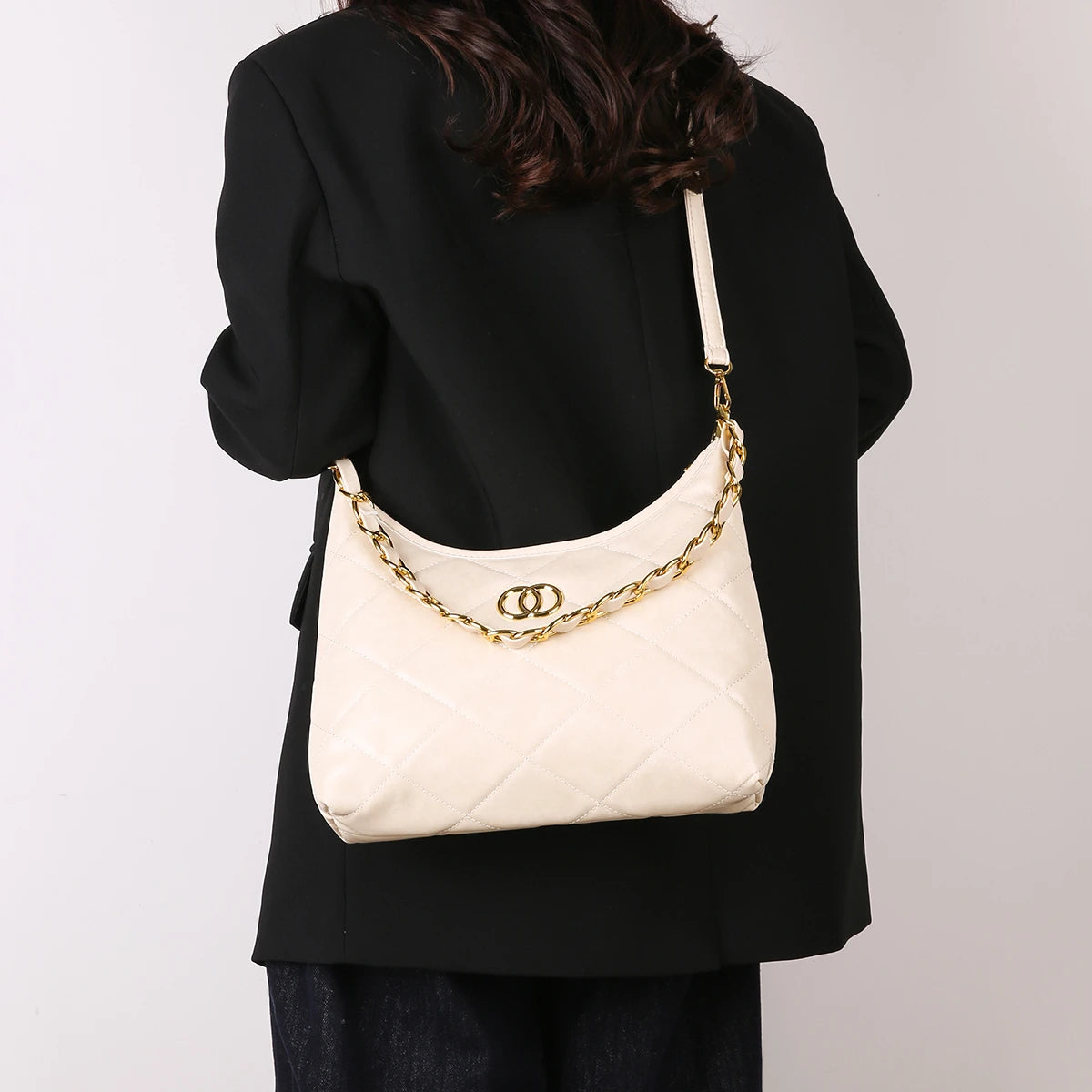 Classic Leather Handbag for Women | Elegant Ladies Tote with Detachable Strap | Famous Designer-Inspired Crossbody Purse | HollandLuxeGlobal.com Exclusive Collector’s Item