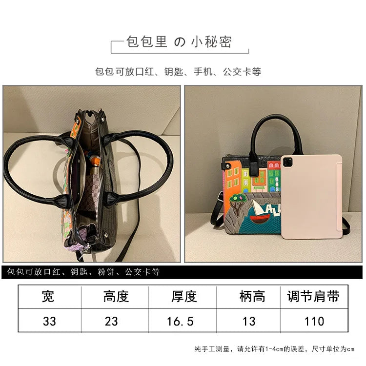 👜 Vintage Embroidered Shoulder Bag – Women’s Luxury Work Purse with Heavy Stitching, Timeless Crossbody Hand-Stitched Details | HollandLuxeGlobal.com Exclusive Collector’s Item