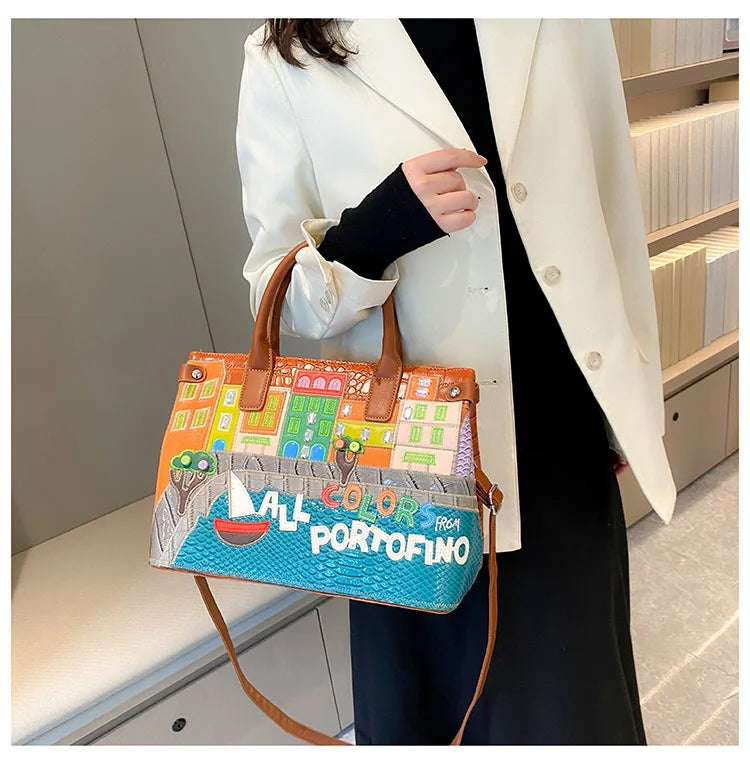 👜 Vintage Embroidered Shoulder Bag – Women’s Luxury Work Purse with Heavy Stitching, Timeless Crossbody Hand-Stitched Details | HollandLuxeGlobal.com Exclusive Collector’s Item