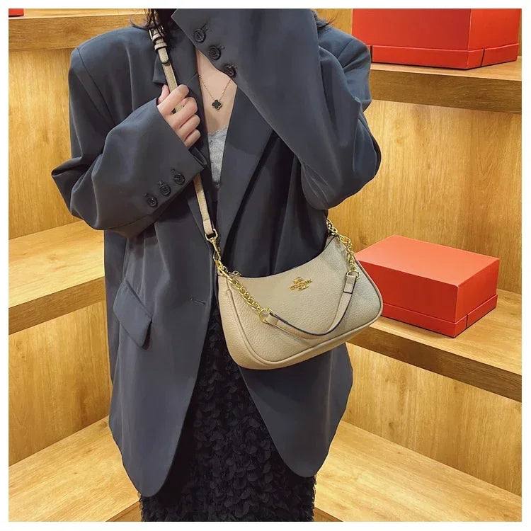 Famous Designer Leather Shoulder Bag for Women | Premium Craftsmanship Classic Tote | Luxe Day-to-Night Fashion Sling Bag | HollandLuxeGlobal.com Exclusive Collector’s Item