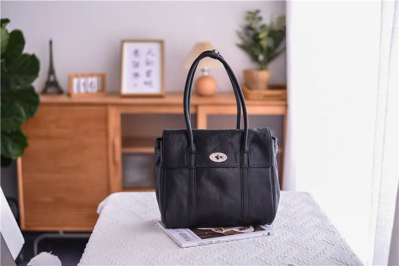 Business Casual Designer Handmade Genuine Leather Women’s Shoulder Bag – Real Cowhide Fashion Handbag for Work, Travel & Everyday Luxury | HollandLuxeGlobal.com Exclusive Collector’s Item