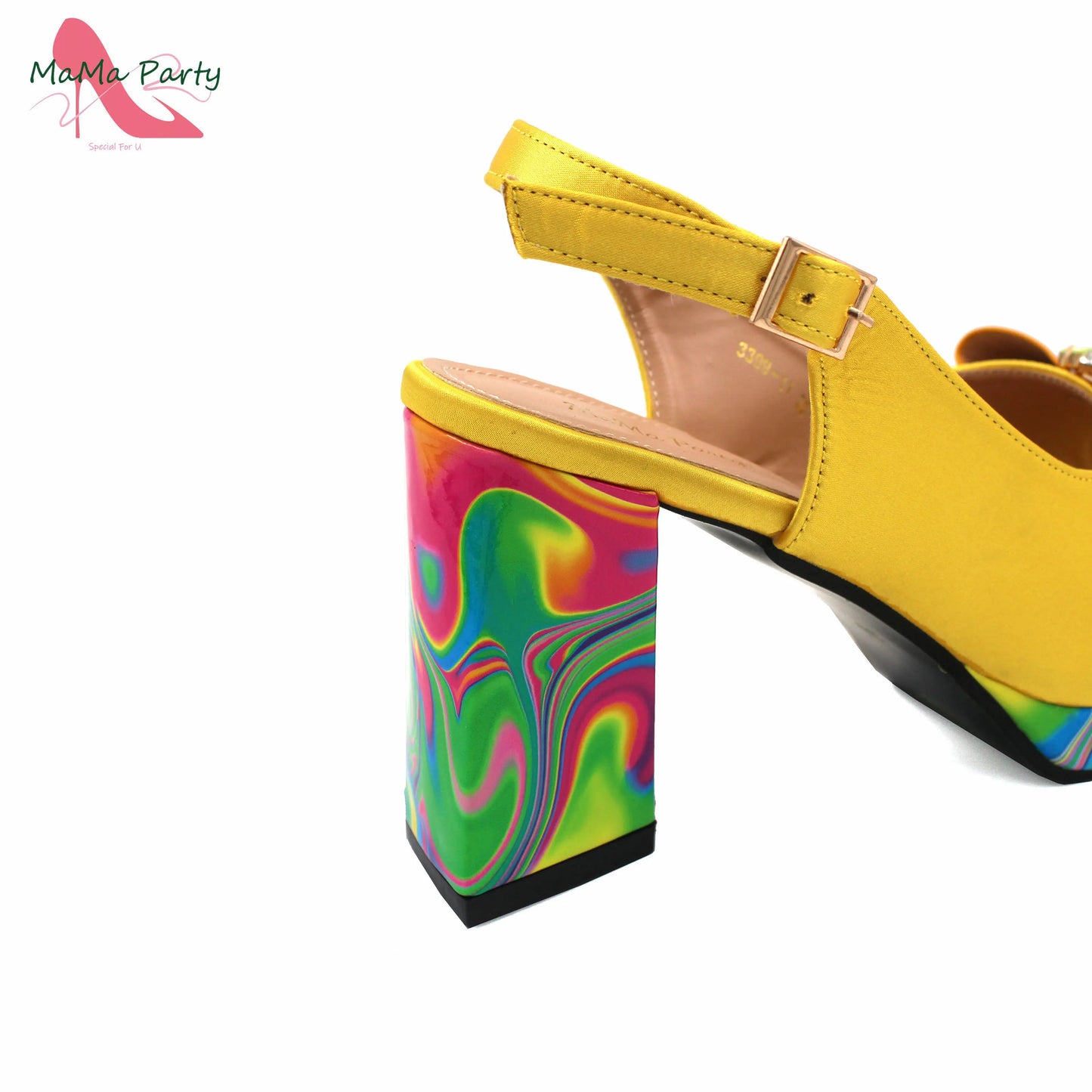 2024 Exclusive Italian Women’s Shoes & Matching Bag – Super High Heel Yellow Sandals for Elegant African Wedding & Party Style | HollandLuxeGlobal.com