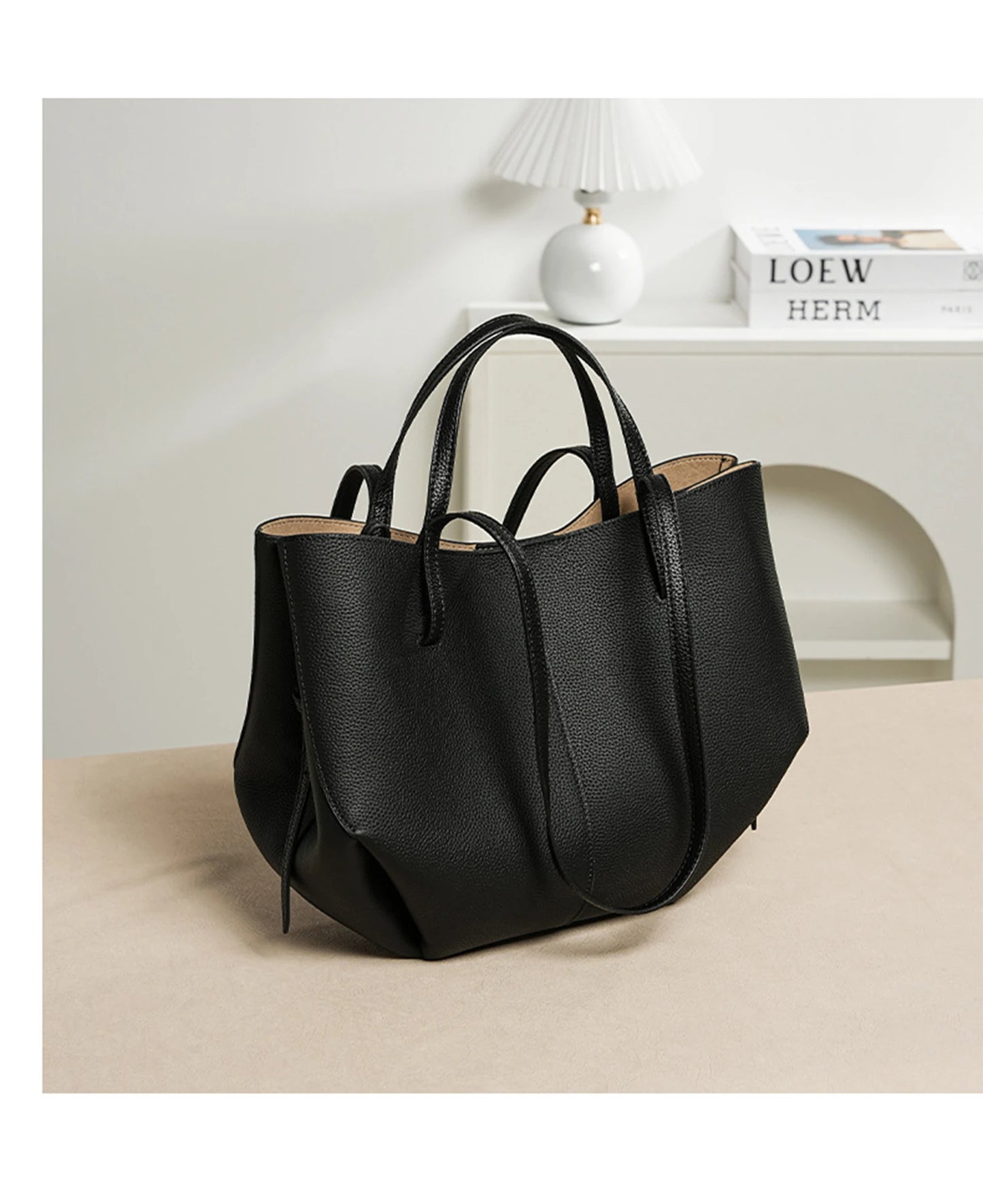 Indulge in timeless elegance with this Luxury Cow Leather Tote Bag, a spacious designer handbag crafted for the modern woman. Stylish and versatile — perfect as a shoulder, hobo, or shopper bag for everyday sophistication.