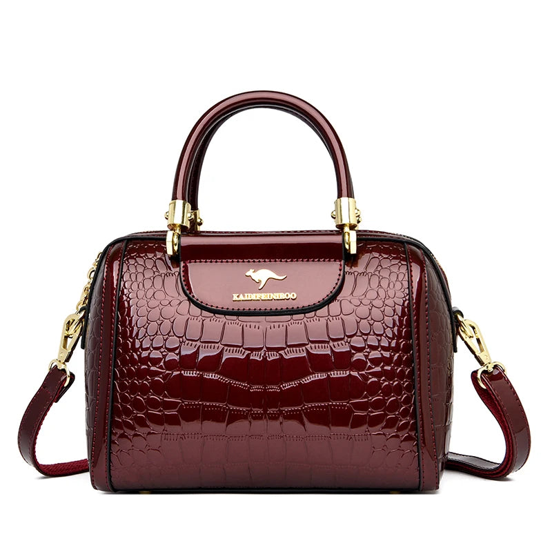 Luxury Designer Crocodile Pattern Women’s Bag – High Quality Leather Crossbody & Shoulder Tote for Elegant Casual Style | HollandLuxeGlobal.com Exclusive Collector’s Item