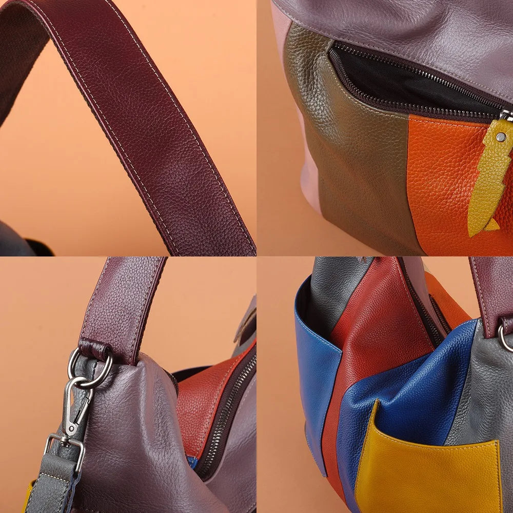 Title

Holland Luxe Global Exclusive – Retro Oversized Cowhide Leather Tote & Crossbody Handbag | Collector’s Edition

⸻

Subtitle

A versatile luxury handbag designed for women who value space, craftsmanship, and timel