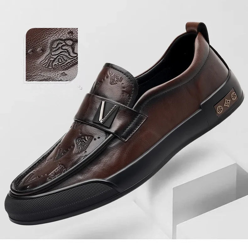 Designer British Style Men’s Luxury Leather Loafers | Soft Sole Fashion Casual & Dress Shoes for Spring and Summer | HollandLuxeGlobal.com Exclusive Collector’s Item