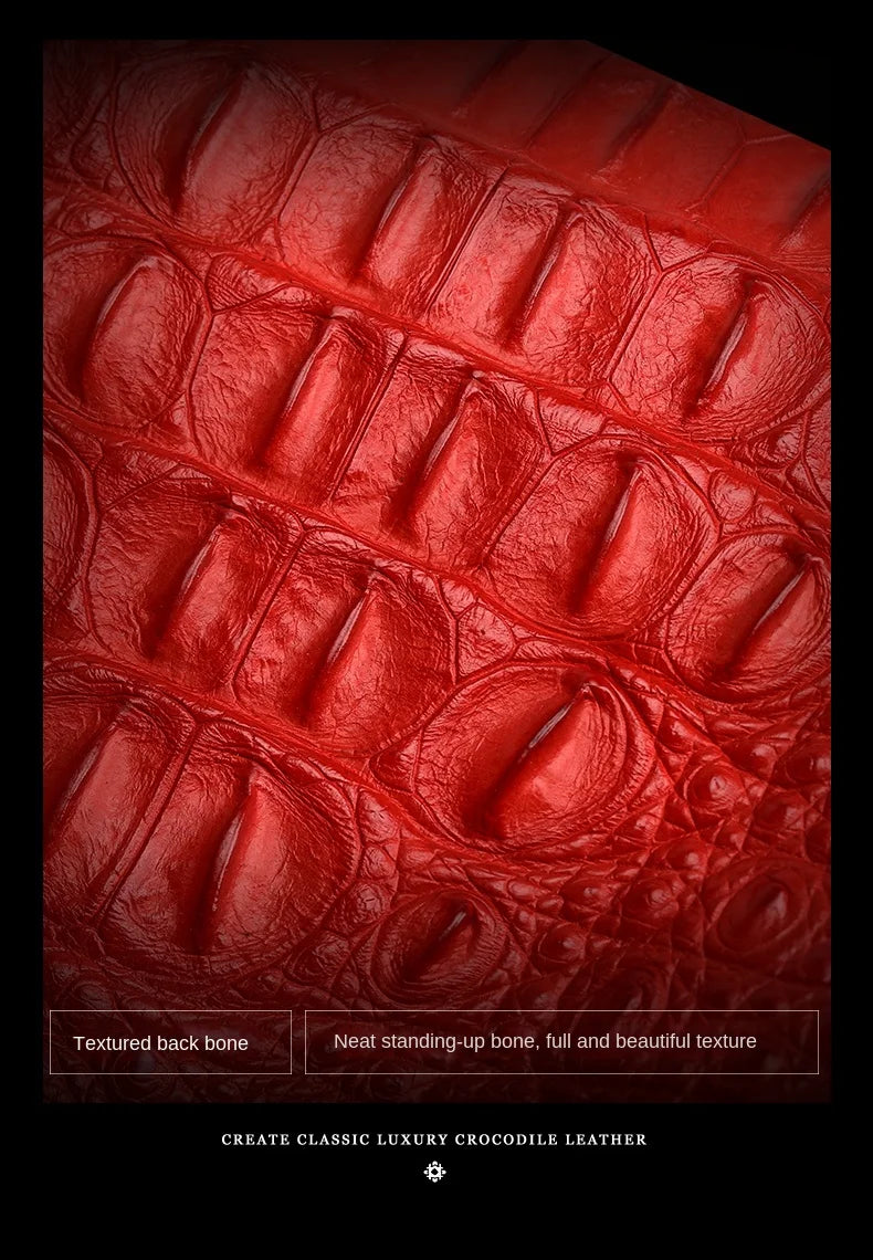 Boutique Premium Edition (for Exclusive Collection)
Red Crocodile Pattern Luxury Genuine Leather Tote Bag for Women – Designer Handbag for Travel & Daily Elegance | HollandLuxeGlobal.com Exclusive