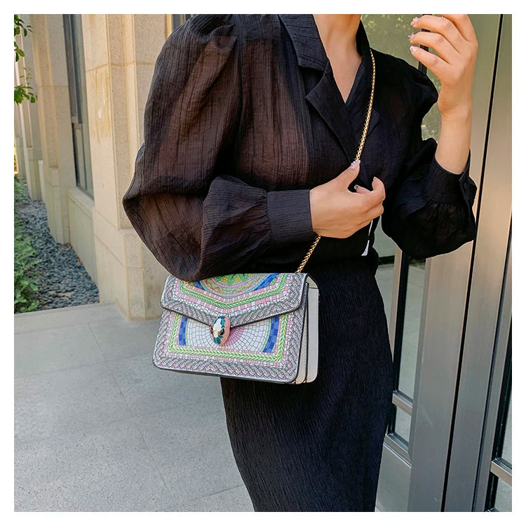 Sophisticated Designer Leather Tote Bag for Women | Luxury Brand Shoulder & Crossbody Handbag | Elegant Ladies Purse of Distinction | HollandLuxeGlobal.com Exclusive Collector’s Item