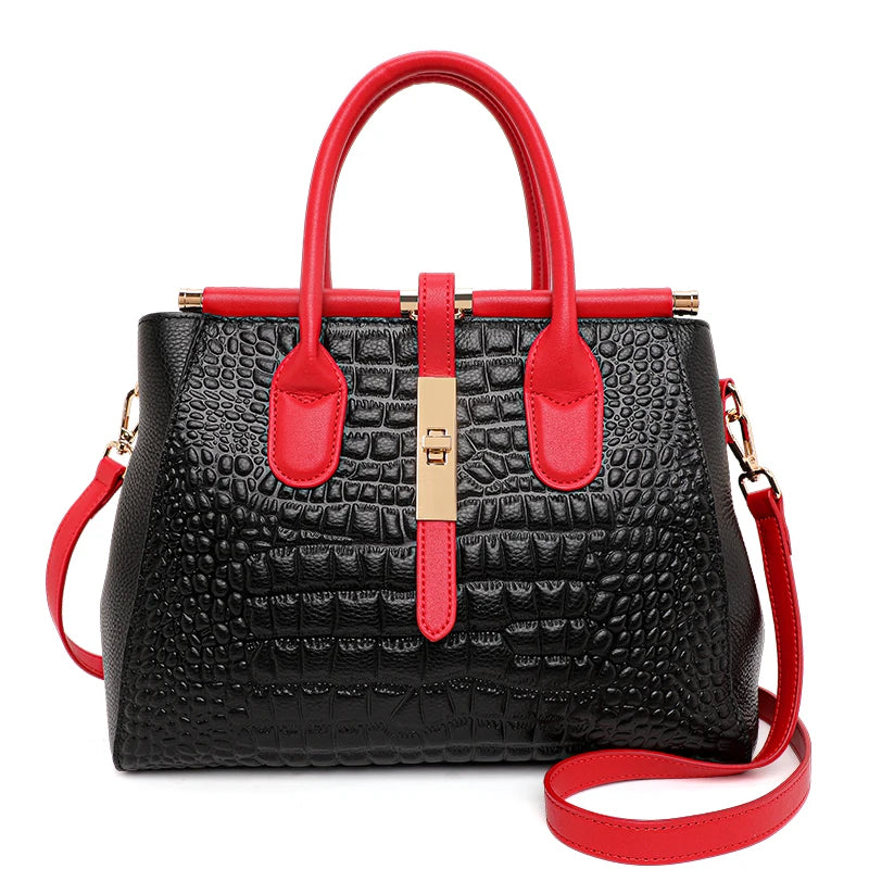 Elevate your everyday look with this New Crocodile Pattern Women’s Handbag, crafted from luxury cowhide leather. Fashionable, trendy, and spacious — the perfect commuter shoulder bag for modern women.

hollandluxeglobal.c