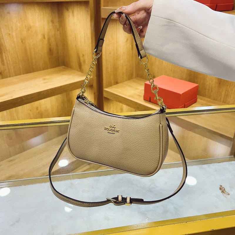 Famous Designer Leather Shoulder Bag for Women | Premium Craftsmanship Classic Tote | Luxe Day-to-Night Fashion Sling Bag | HollandLuxeGlobal.com Exclusive Collector’s Item