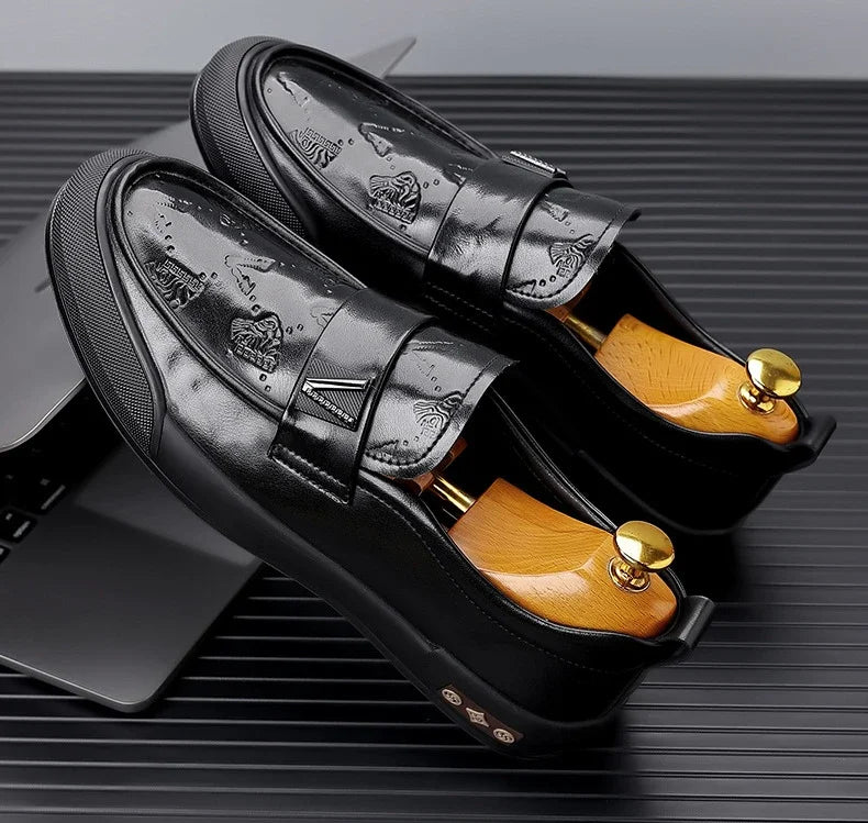 Designer British Style Men’s Luxury Leather Loafers | Soft Sole Fashion Casual & Dress Shoes for Spring and Summer | HollandLuxeGlobal.com Exclusive Collector’s Item