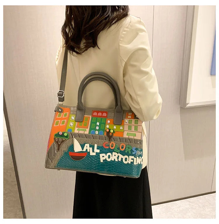 👜 Vintage Embroidered Shoulder Bag – Women’s Luxury Work Purse with Heavy Stitching, Timeless Crossbody Hand-Stitched Details | HollandLuxeGlobal.com Exclusive Collector’s Item