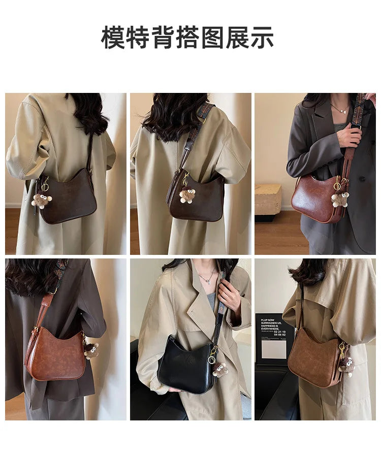 2025 New! Luxury French-Style Niche Designer Crossbody Bag for Women | INS-Inspired Versatile Shoulder Bag | HollandLuxeGlobal.com Exclusive Collector’s Item