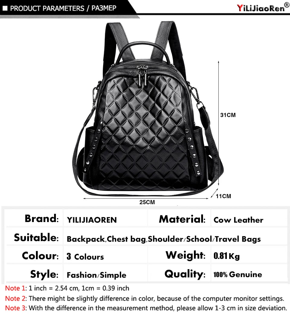 Stay stylish and organized with this Luxury Designer Plaid Shoulder Bag & Backpack, crafted for women and teenage girls. Featuring a large-capacity design and elegant plaid pattern — perfect for school, travel, or daily use