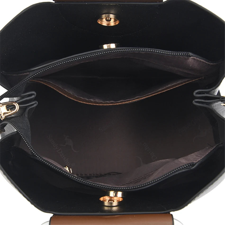 Step into timeless elegance with this Genuine Brand Leather Tote Bag, a luxury designer handbag crafted from high-quality leather. Perfect as a ladies crossbody or handbag, designed for women who appreciate quality