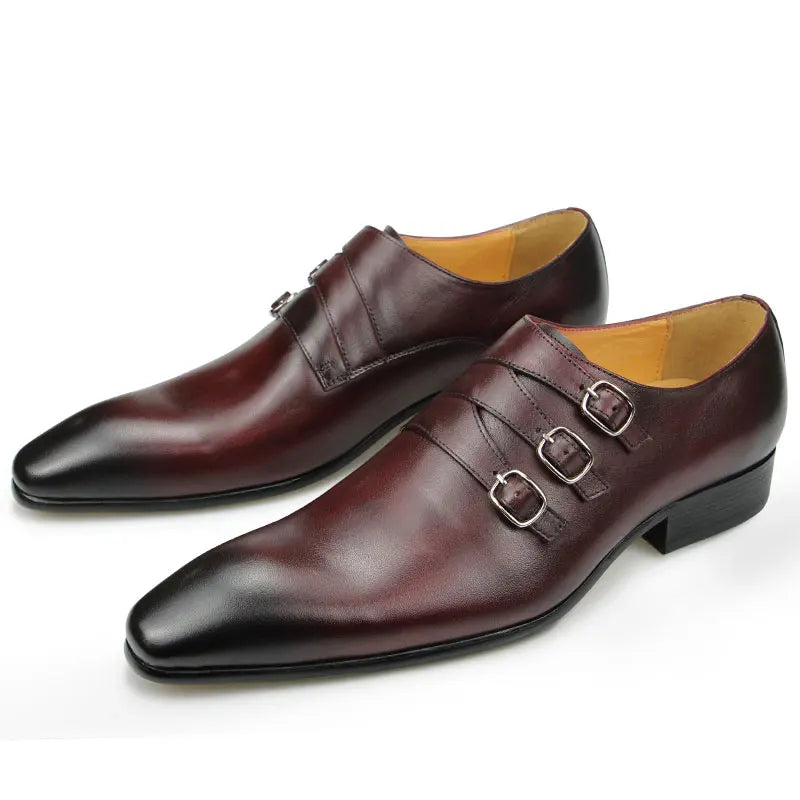 Italian-British Designer Men’s Genuine Leather Loafers | Luxury Pointed Toe Business & Casual Dress Shoes | HollandLuxeGlobal.com Exclusive Collector’s Item