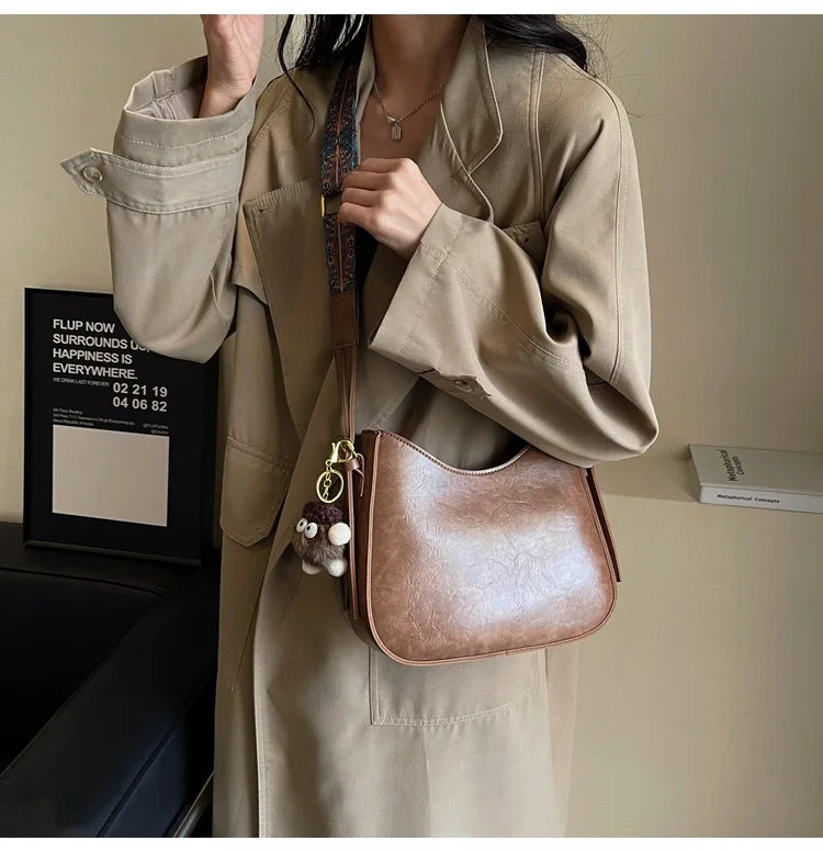 2025 New! Luxury French-Style Niche Designer Crossbody Bag for Women | INS-Inspired Versatile Shoulder Bag | HollandLuxeGlobal.com Exclusive Collector’s Item