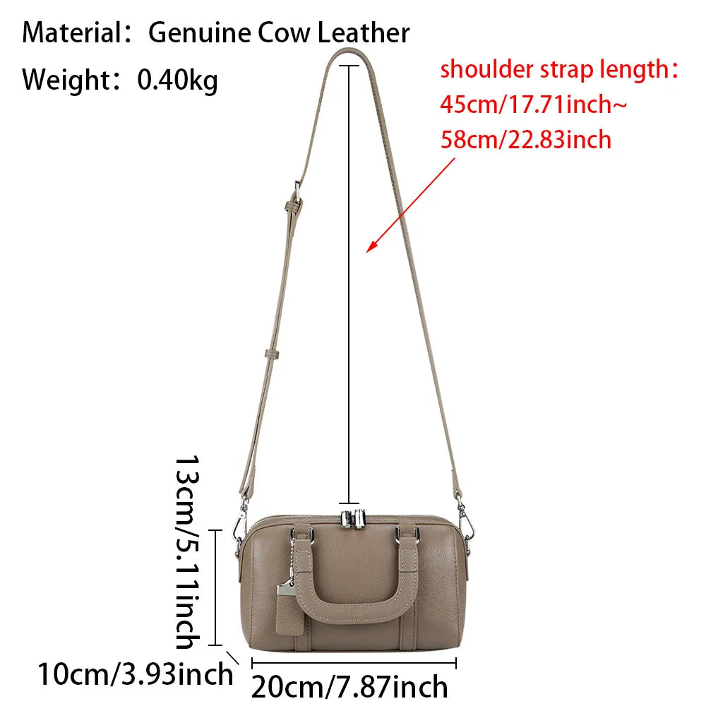 2025 Trend Luxury Designer Retro Handbag for Women – Genuine Leather Double-Zipper Top-Handle Shoulder & Crossbody Bag | HollandLuxeGlobal.com Exclusive Collector’s Item