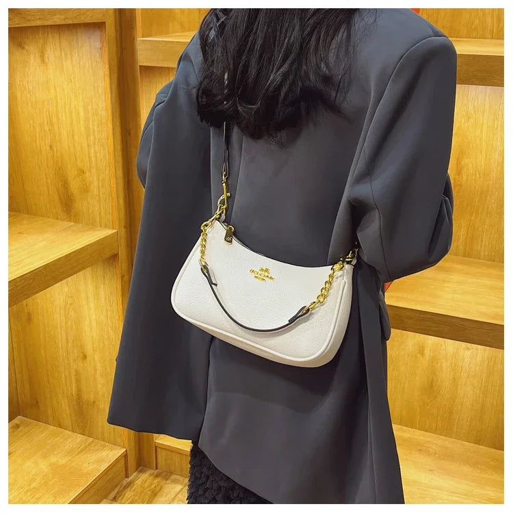 Famous Designer Leather Shoulder Bag for Women | Premium Craftsmanship Classic Tote | Luxe Day-to-Night Fashion Sling Bag | HollandLuxeGlobal.com Exclusive Collector’s Item