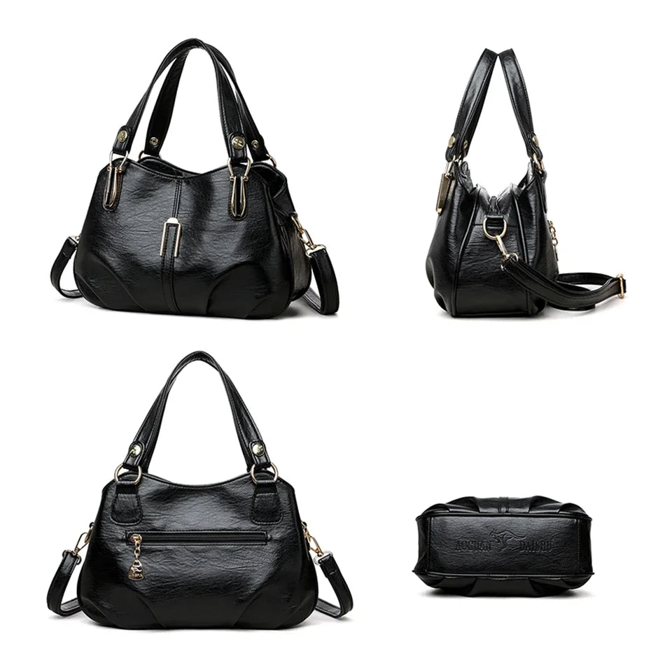 Genuine Brand Leather Women’s Handbag | Luxury Designer Shoulder & Crossbody Bag | Ladies Messenger Tote Purse – Elegant Commuter Style | HollandLuxeGlobal.com Exclusive Collector items