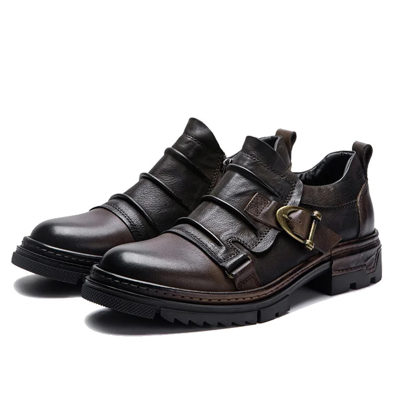 Step into refined sophistication with these Luxury Genuine Leather Men’s Shoes, crafted for comfort, durability, and timeless style. Perfect for business, social events, or casual wear — handmade for the modern gentleman.