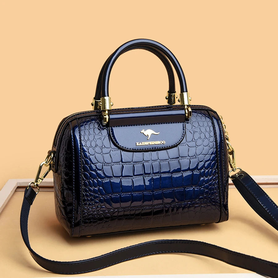 Luxury Designer Crocodile Pattern Women’s Bag – High Quality Leather Crossbody & Shoulder Tote for Elegant Casual Style | HollandLuxeGlobal.com Exclusive Collector’s Item