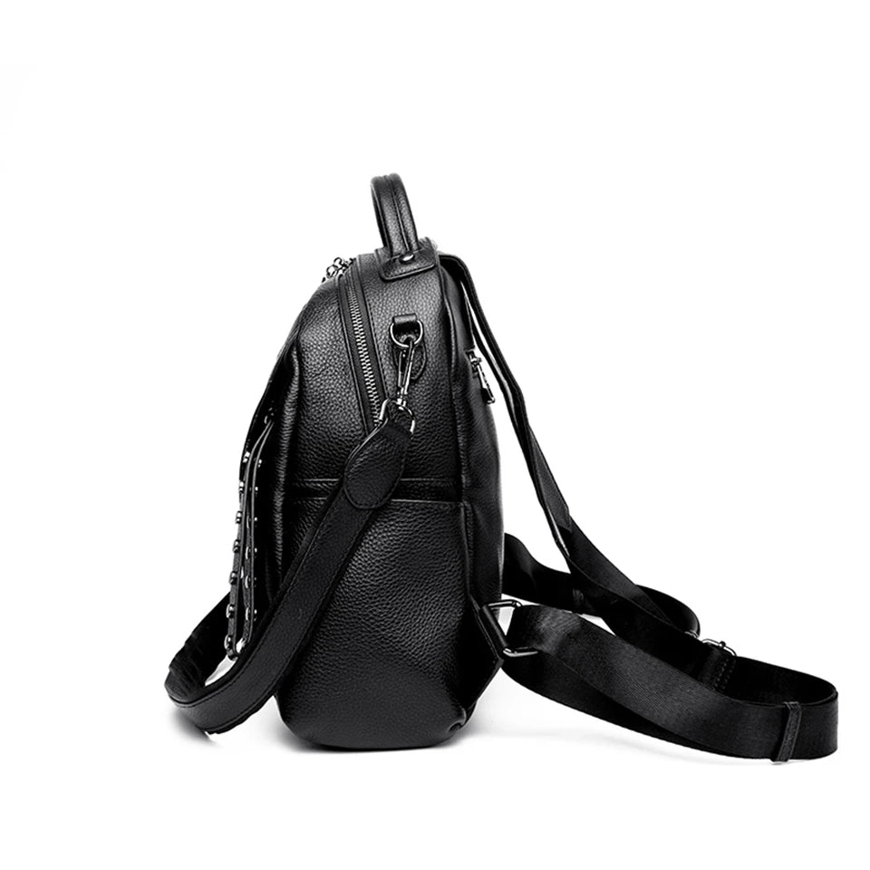 Stay stylish and organized with this Luxury Designer Plaid Shoulder Bag & Backpack, crafted for women and teenage girls. Featuring a large-capacity design and elegant plaid pattern — perfect for school, travel, or daily use