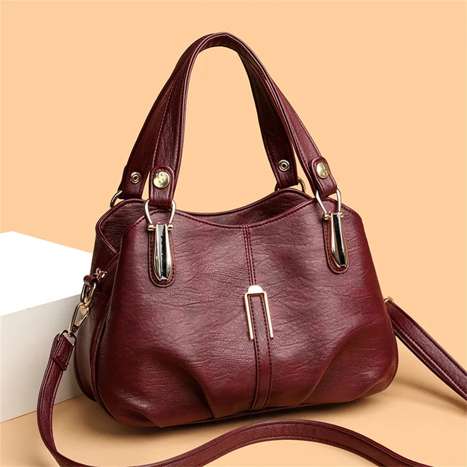 Genuine Brand Leather Women’s Handbag | Luxury Designer Shoulder & Crossbody Bag | Ladies Messenger Tote Purse – Elegant Commuter Style | HollandLuxeGlobal.com Exclusive Collector items