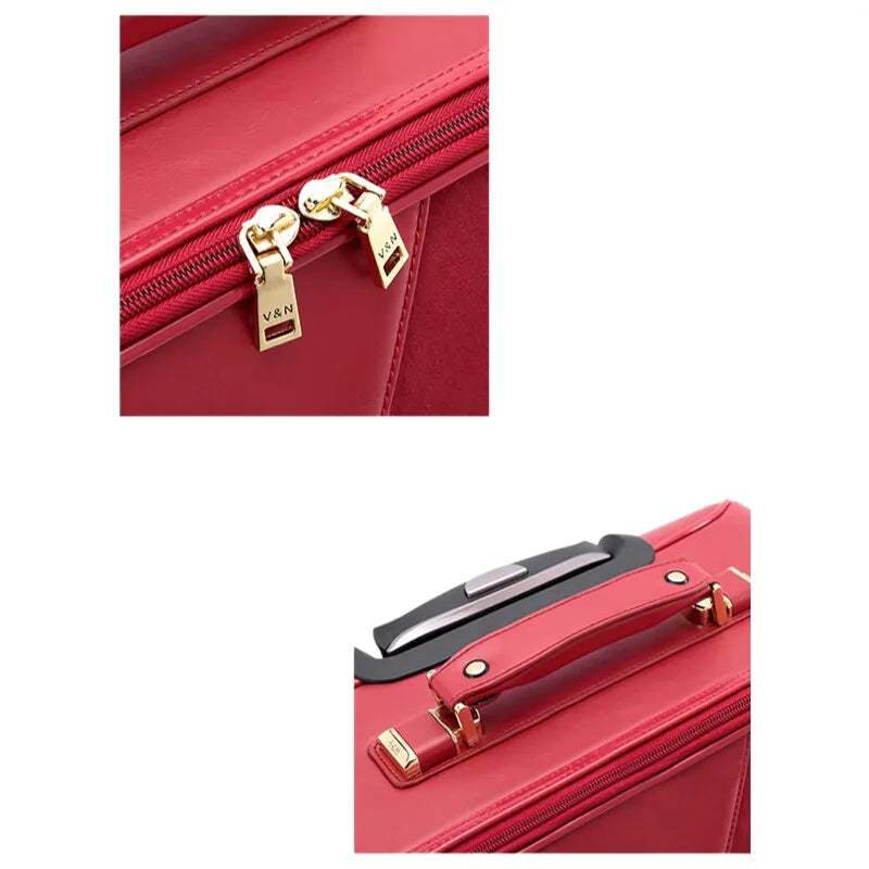 Women’s Wedding Luggage Suitcase – Carry-On Trolley with Wheels, Lightweight Travel Bag for Air Travel and Business Trips | HollandLuxeGlobal.com Exclusive Collector’s Item