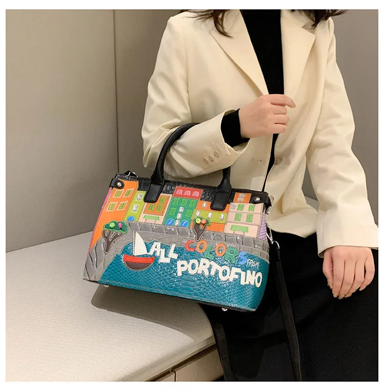 👜 Vintage Embroidered Shoulder Bag – Women’s Luxury Work Purse with Heavy Stitching, Timeless Crossbody Hand-Stitched Details | HollandLuxeGlobal.com Exclusive Collector’s Item