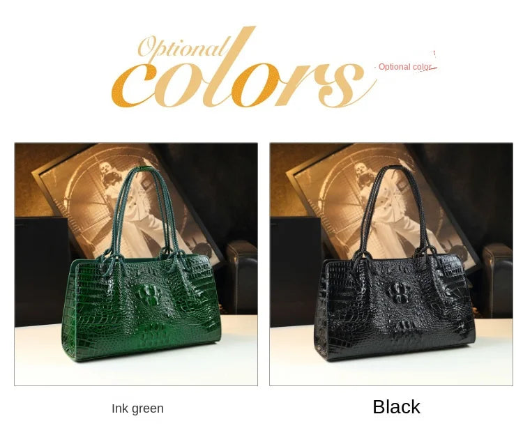 Boutique Premium Edition (for Exclusive Collection)
Red Crocodile Pattern Luxury Genuine Leather Tote Bag for Women – Designer Handbag for Travel & Daily Elegance | HollandLuxeGlobal.com Exclusive