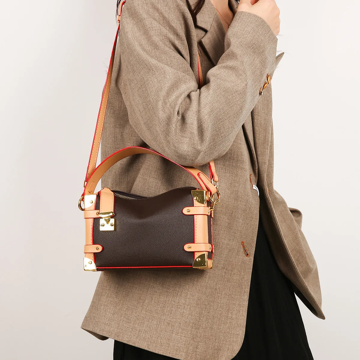 Women’s Luxury Leather Handbag – Designer High Quality Tote Bag, Fashion Shoulder & Crossbody Purse with Top Handle for Elegant Ladies | HollandLuxeGlobal.com Exclusive Collector’s Item