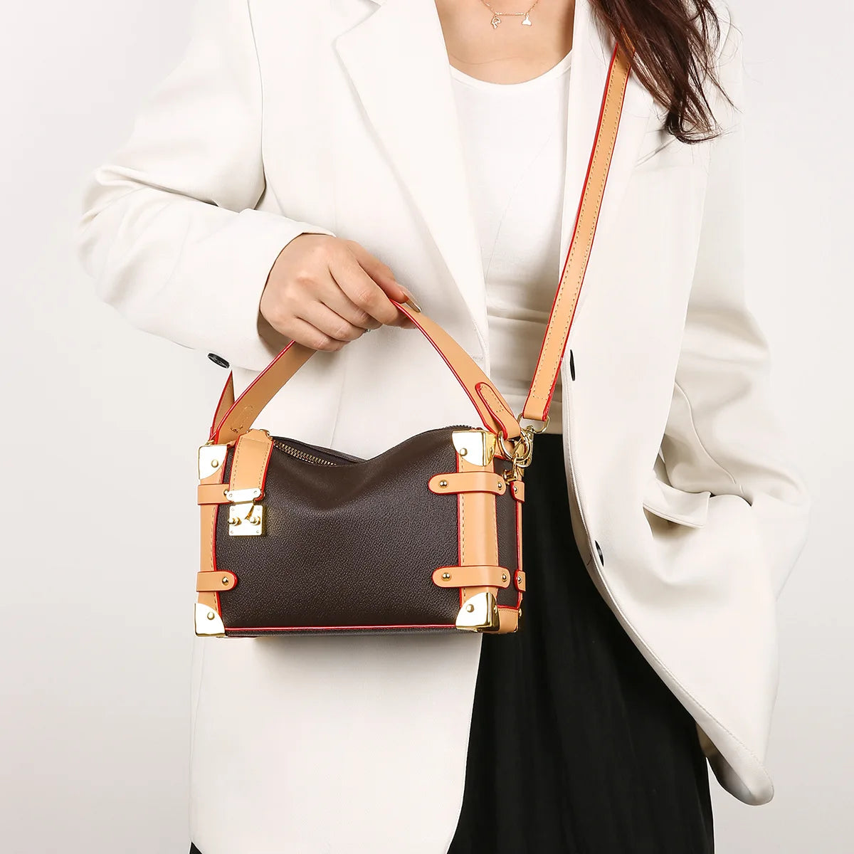 Women’s Luxury Leather Handbag – Designer High Quality Tote Bag, Fashion Shoulder & Crossbody Purse with Top Handle for Elegant Ladies | HollandLuxeGlobal.com Exclusive Collector’s Item